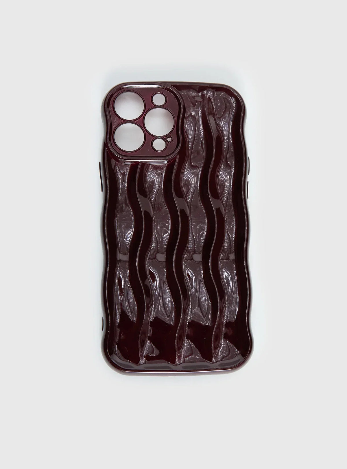 Keep Talking iPhone Case Burgundy