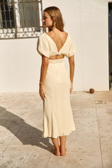 Growing Garden Maxi Dress Yellow