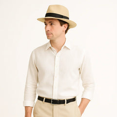 Men's Handmade Panama Hat – Timeless Summer Style with Artisan Detail