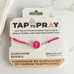 Tap To Pray Dragon Fruit Adjustable String Bracelet