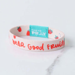 Tap To Pray Wristband in Bear Good Fruit
