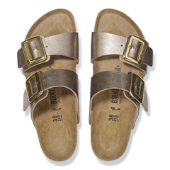 Sydney Luxe Buckle Sandals in Taupe