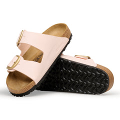 Women's Arizona Birko-Flor Big Buckle Sandals in Light Rose