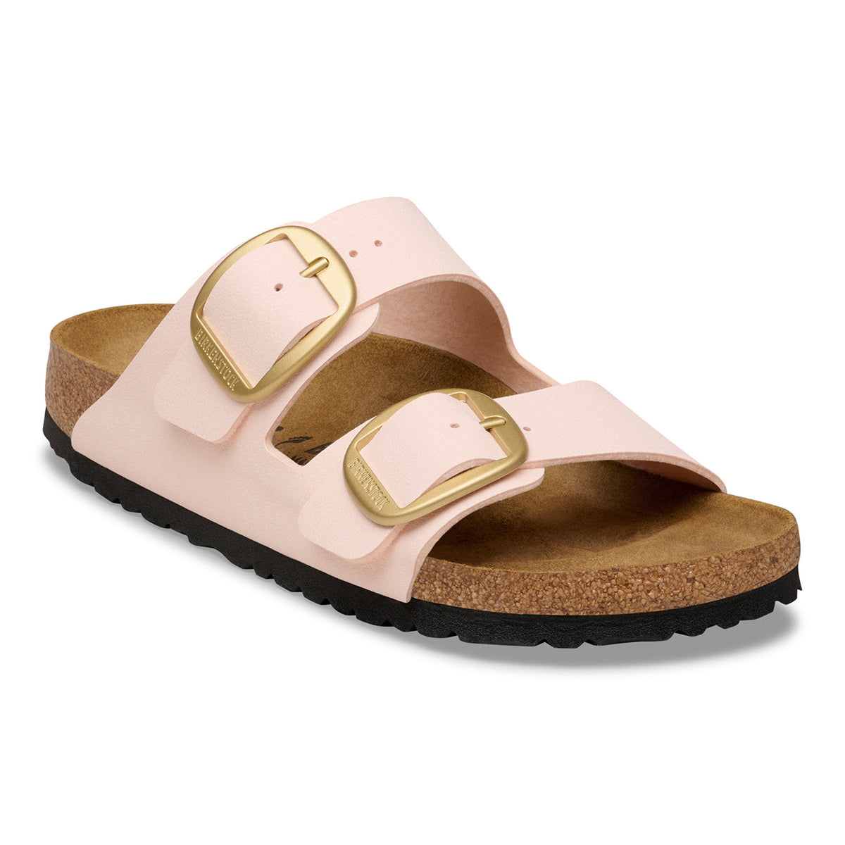 Women's Arizona Birko-Flor Big Buckle Sandals in Light Rose