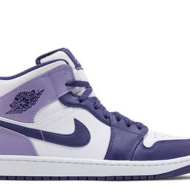 JORDAN 1 MID WHITE SKY J PURPLE