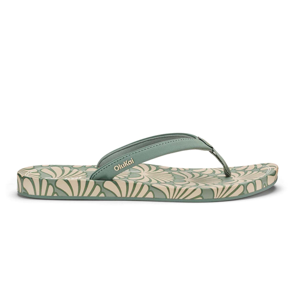 Women's 'Uiki Sandals in Silver Pine and Pa'i