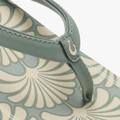 Women's 'Uiki Sandals in Silver Pine and Pa'i