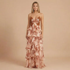 Botanica Ruffled Maxi Dress