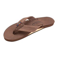 Ladies Single Layer Wide Strap Premier Leather Sandal