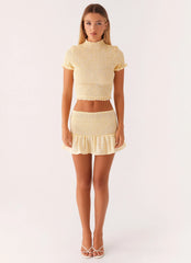 Sweetest Pie T-Shirt - Yellow Gingham