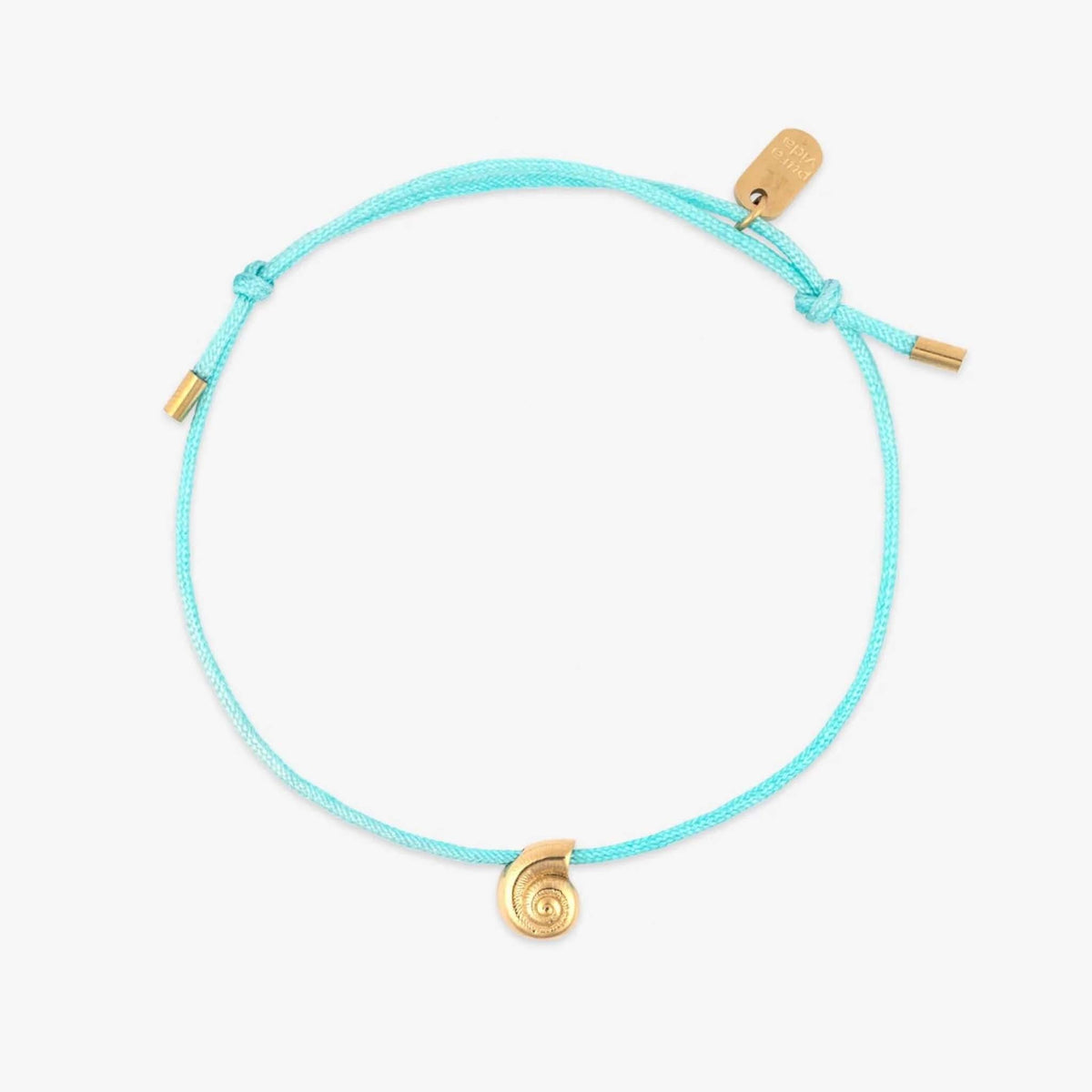 Lydia Seashell Charm Bracelet in Blue