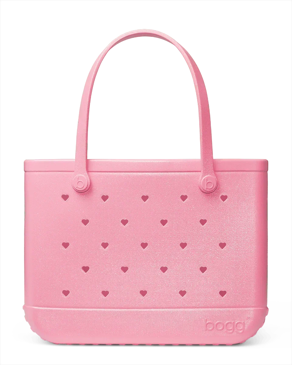 Original Bogg® Bag - Heart Shimmer BUBBLEGUM