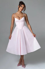 Mariella Midi Dress - Blush