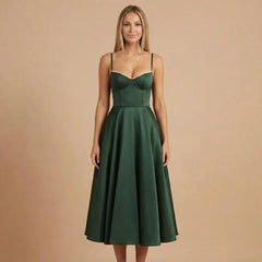 Emilia Sweetheart Midi Dress