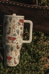 HydroJug Traveler 40 oz Tumbler in Rodeo | 40OZ RODEO-WESTERNBEIGE