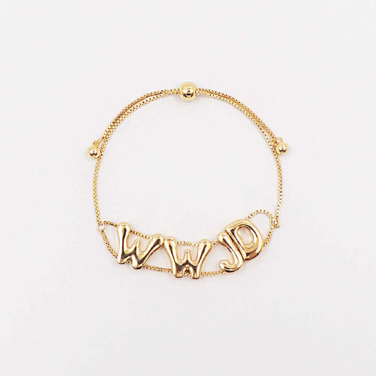 WWJD Bubble Bracelet