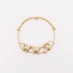 WWJD Bubble Bracelet