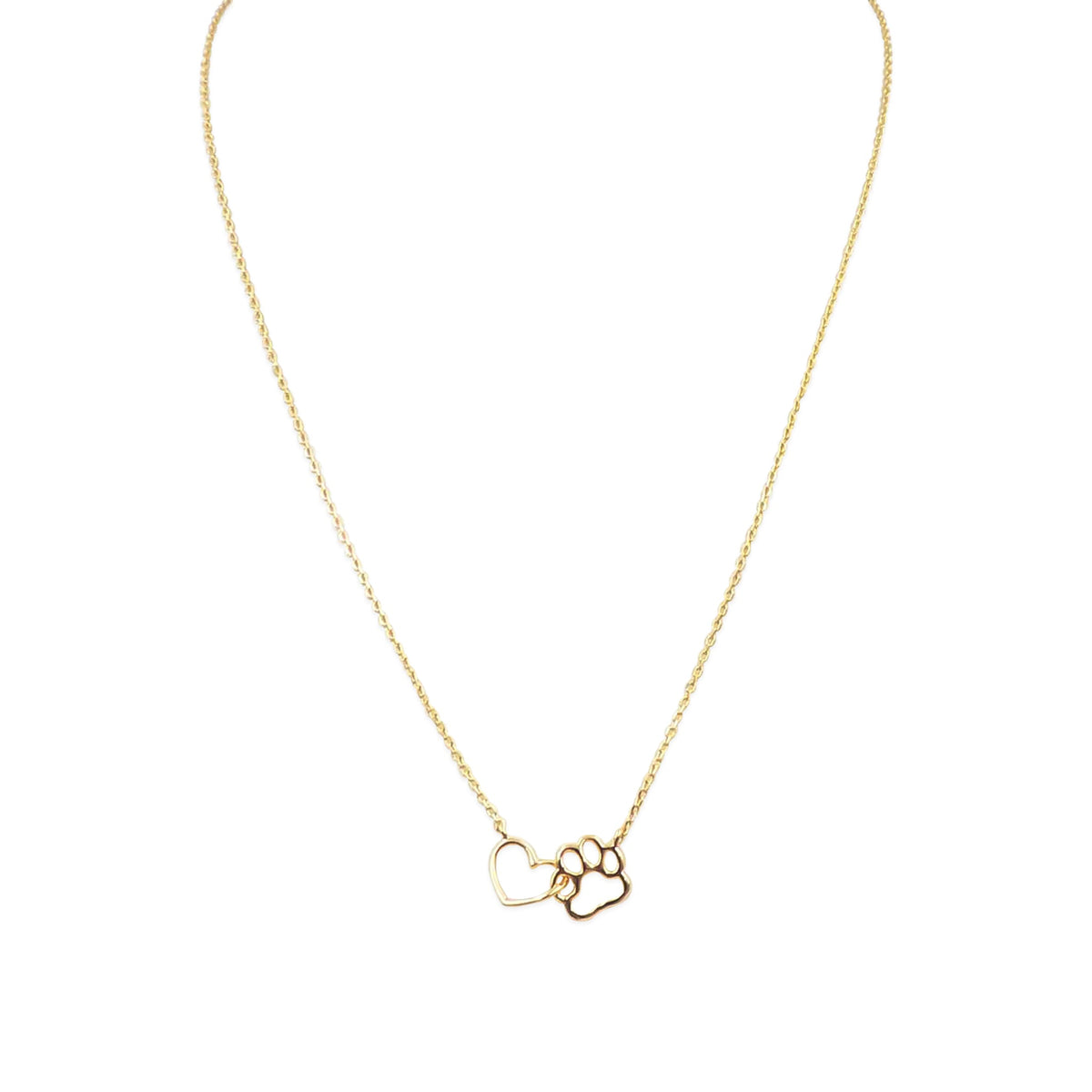 Heart & Paw Necklace