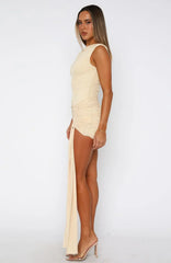 Make Them Jealous Mini Dress Butter
