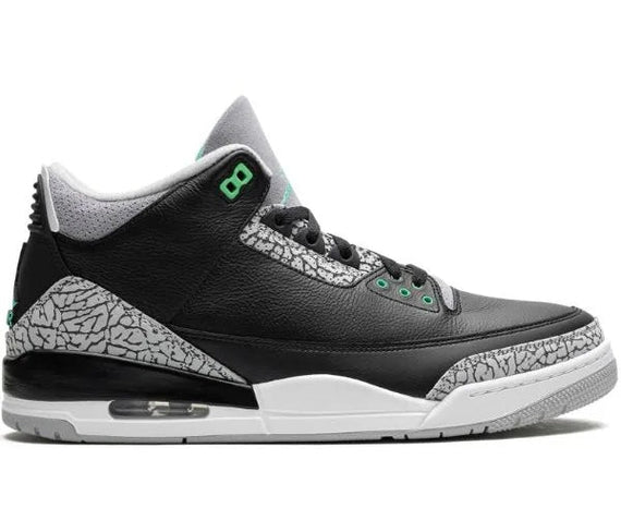 JORDAN 3 RETRO GREEN GLOW