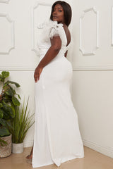Symphony Dress - Mesh Tulle Shoudler Plus Size Maxi Dress