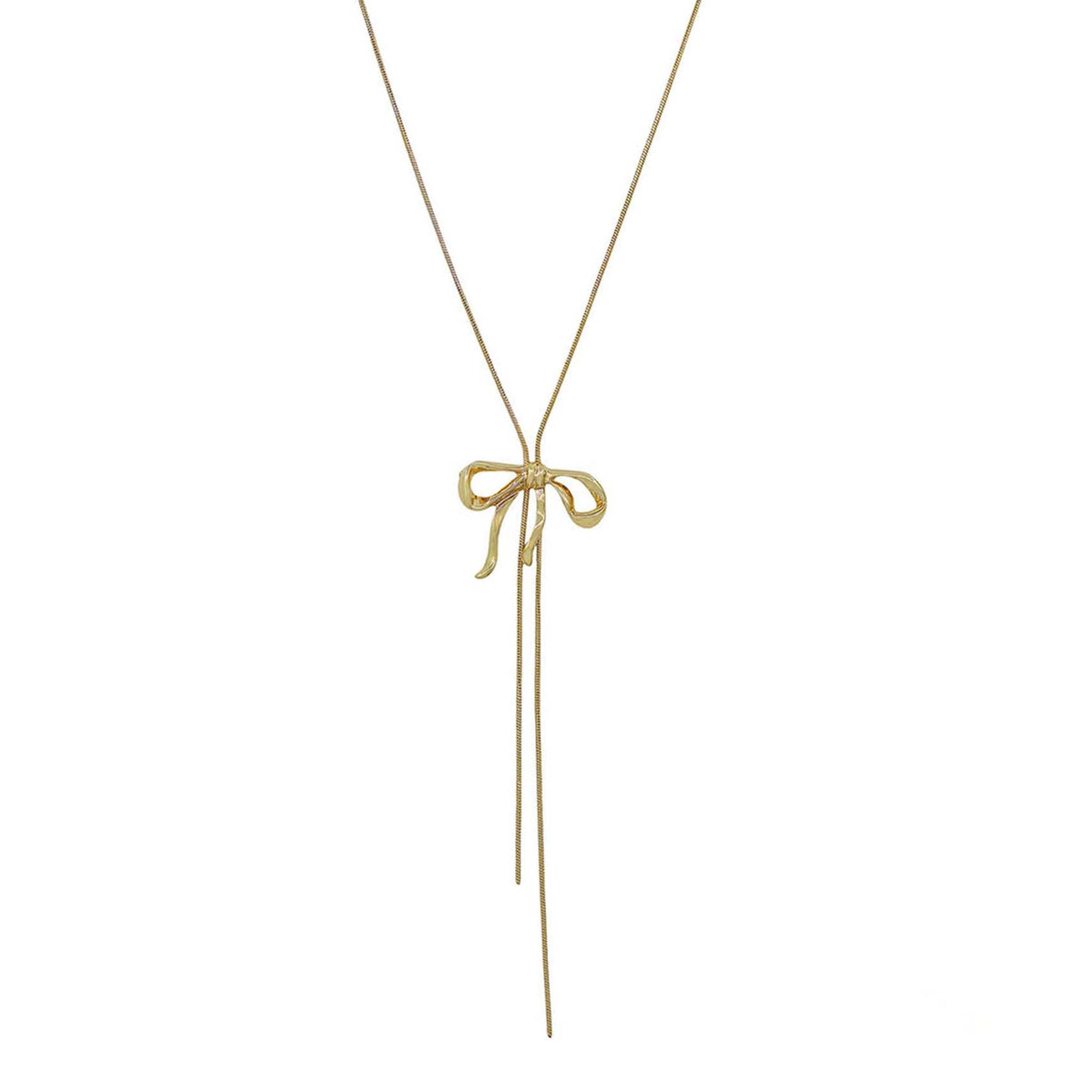 Bow Dangle Necklace