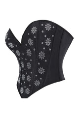 Black Beaded Corset Top