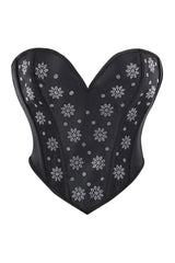 Black Beaded Corset Top