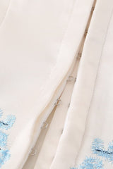 Apricot Embroidered Corset Top