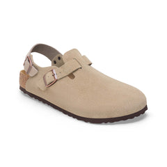Tokio Suede Leather Shoes in Taupe