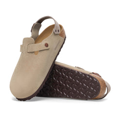 Tokio Suede Leather Shoes in Taupe