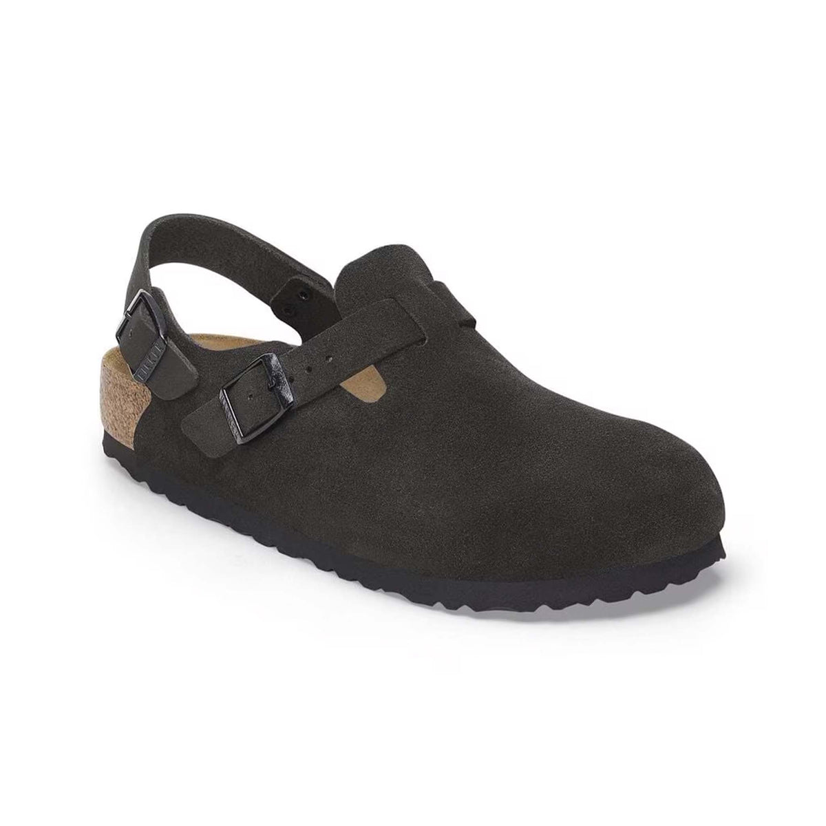 Tokio Suede Leather Shoes in Black
