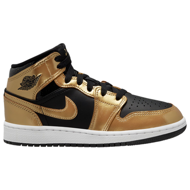 JORDAN 1 MID GOLD & BLACK