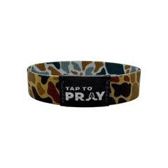Tap To Pray Wristband in River Rock Camo Sahara Copper