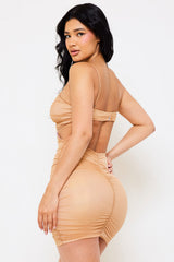 Symphony Dress - Metallic Micro Mini Dress