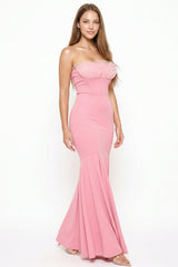 Symphony Dress - Ruffle Top Mermaid Maxi Dress