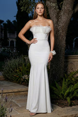 Symphony Dress - Ruffle Top Mermaid Maxi Dress