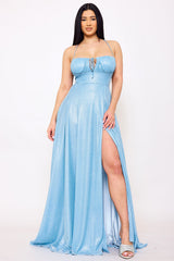 Spaghetti Strap Sherri Shine Maxi Dress
