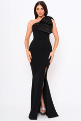 Symphony Dress - Techno Crepe And Satin Maxi Dress