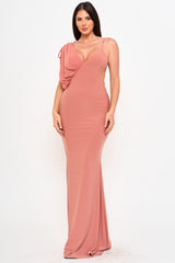 Spaghetti Shoulder Strap Maxi Dress