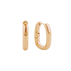 Gold Huggie Hoop Earrings