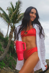 HydroJug Traveler 40 oz Tumbler in Fruit Punch | RED-840494420751