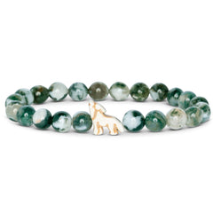 The Scout Wolf Tracking Bracelet in Woodland Green