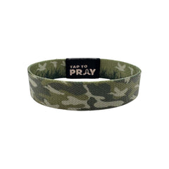 Tap To Pray Wristband in Waterfowl Camo
