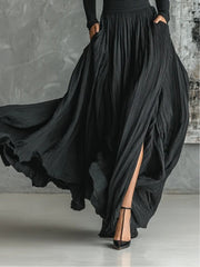 Lucy™ | Turtleneck & Pleated Skirt Set