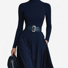 Veronica™ | High Neck Maxi Dress