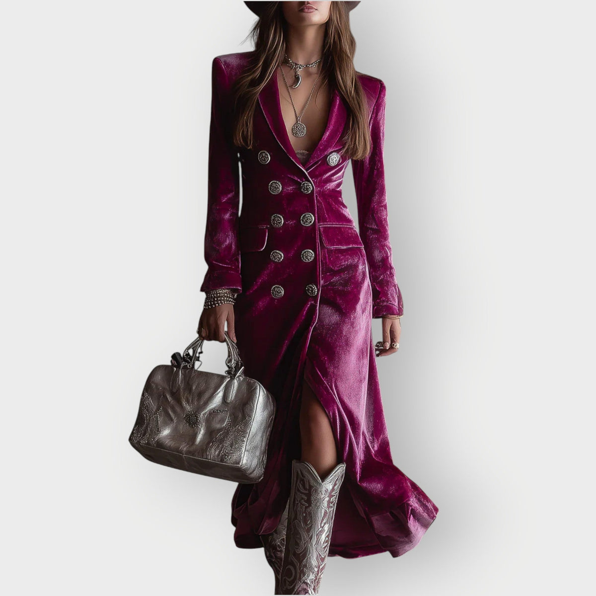 Cara™ | Luxe Velvet Maxi Dress