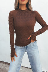 Bramble Lace Top - Brown