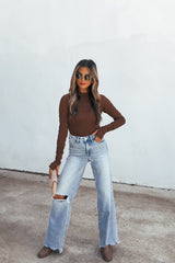 Bramble Lace Top - Brown