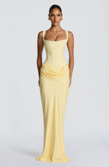 Cornelia Maxi Dress - Lemon